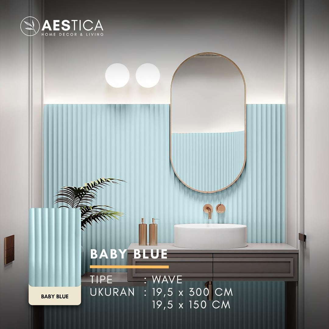 WPC Wood Wall Panel 1.5M Dekorasi Dinding Kisi Kisi Kayu | AESTICA