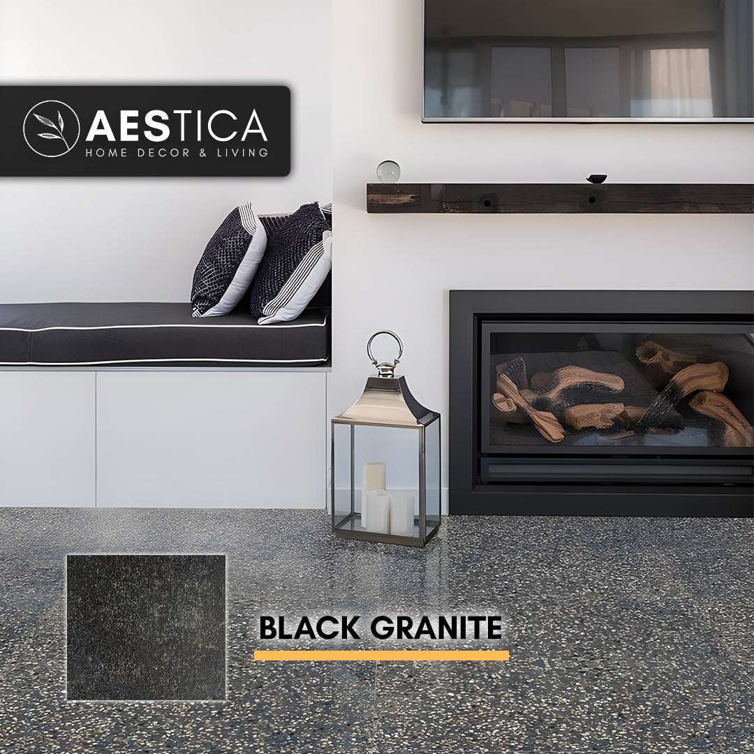 Lantai Vinyl Batu Granite Karpet Marmer Semen Plank Per BOX | AESTICA