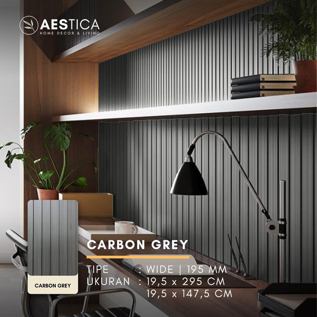 WPC Wood Wall Panel 1.5M Dekorasi Dinding Kisi Kisi Kayu | AESTICA