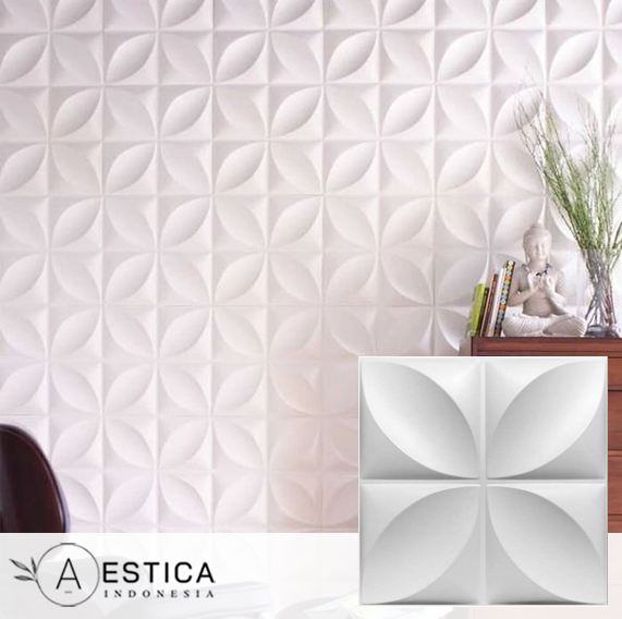 3D PVC Wall Panel Per BOX 50CMx50CM Dinding Wallpaper Dekor Rumah | AESTICA