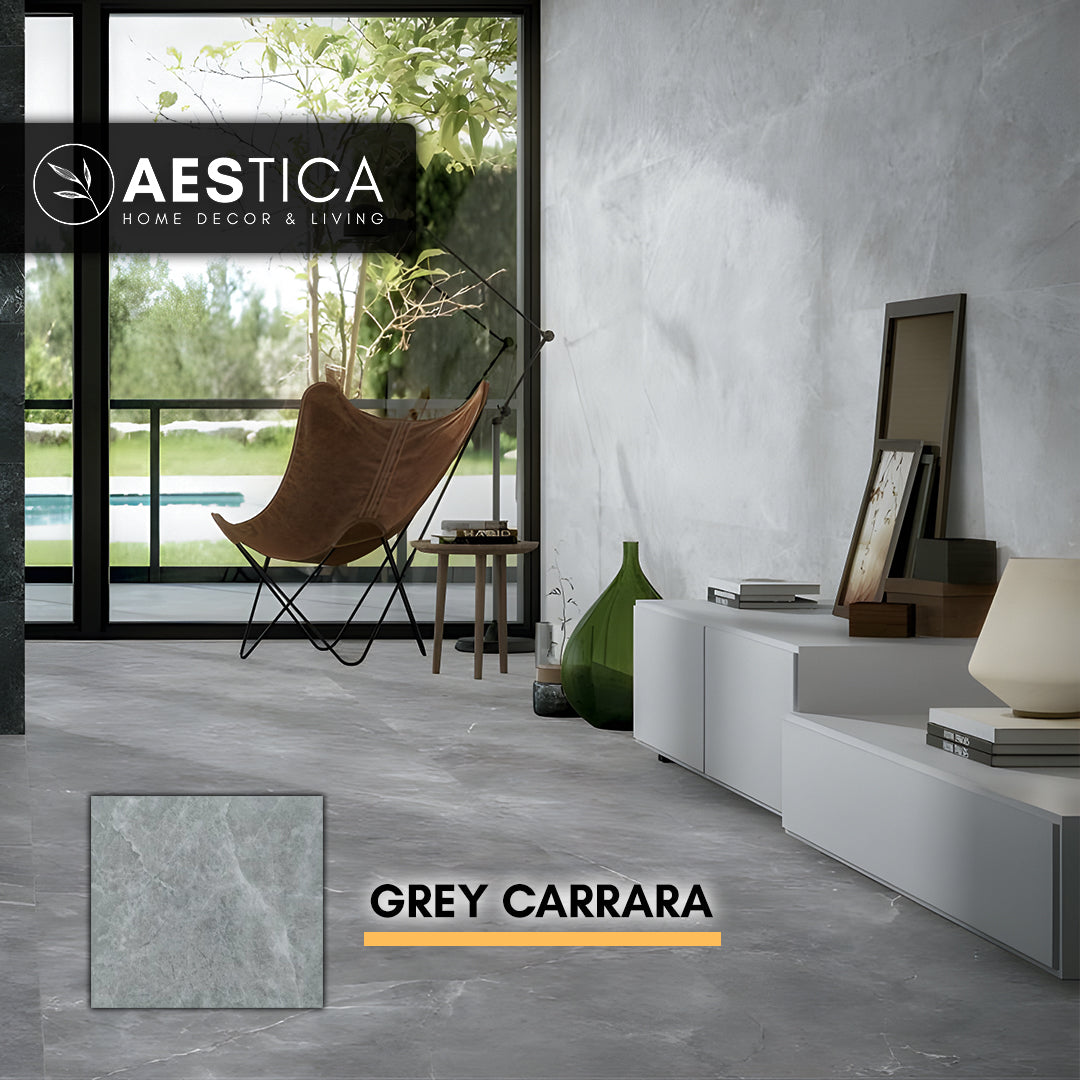 Lantai Vinyl Batu Granite Karpet Marmer Semen Plank Per BOX | AESTICA