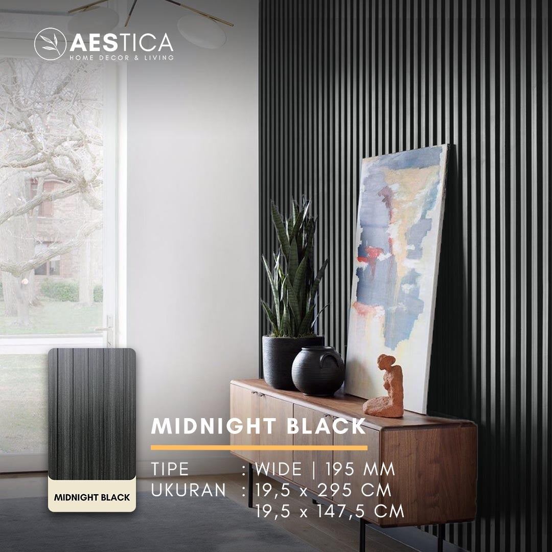 WPC Wood Wall Panel 1.5M Dekorasi Dinding Kisi Kisi Kayu | AESTICA