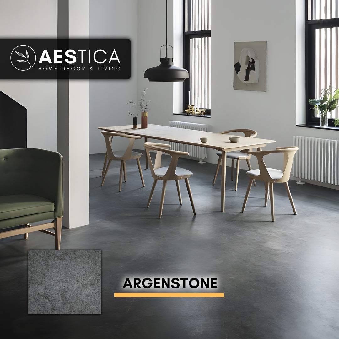 Lantai Vinyl Batu Granite Karpet Marmer Semen Plank Per BOX | AESTICA