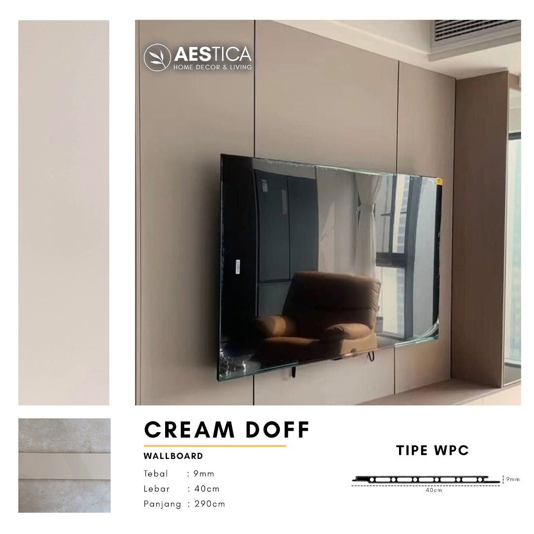 WPC Wall Board Papan Panel Dinding Kayu Marmer Granite 3M | AESTICA