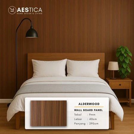 WPC Wall Board Papan Panel Dinding Kayu Marmer Granite 3M | AESTICA